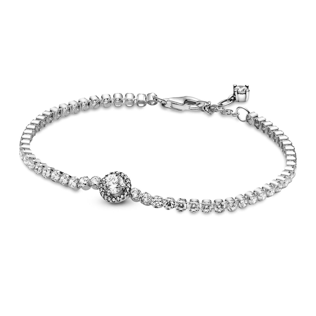 Pandora Sparkling Halo Tennis Bracelet - 6.3 in