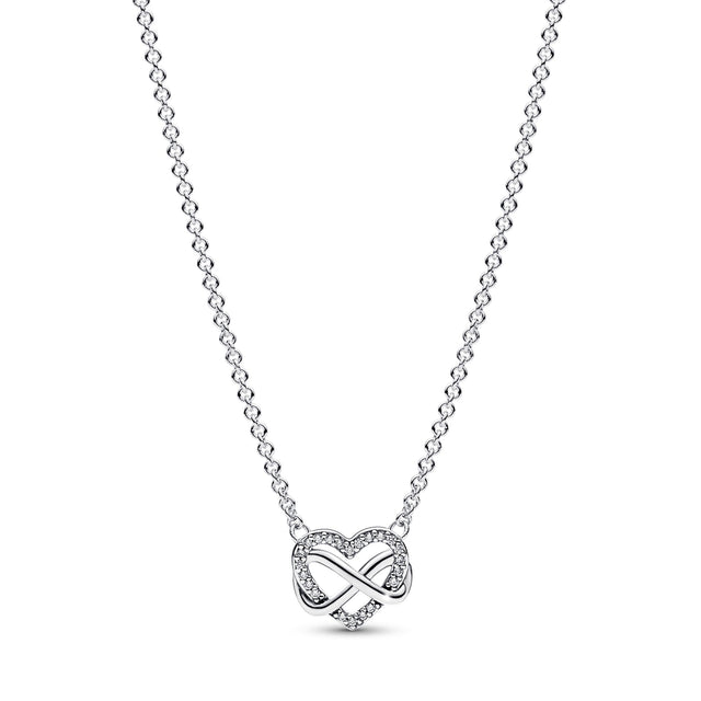 Pandora Sparkling Infinity Heart Collier Necklace