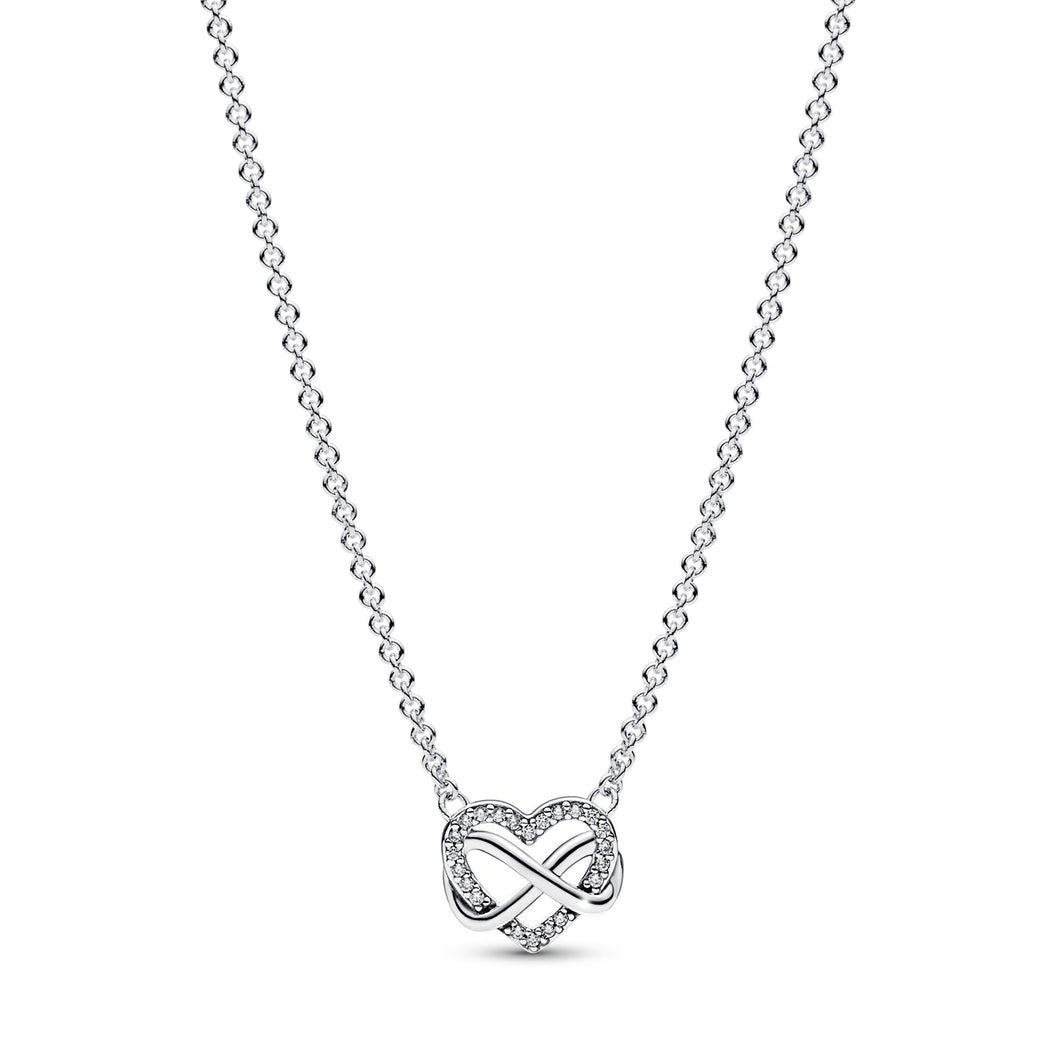 Pandora Sparkling Infinity Heart Collier Necklace