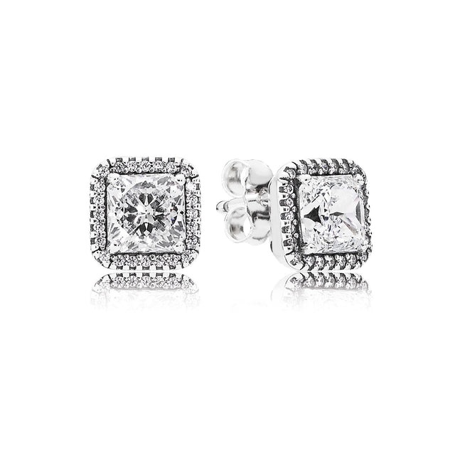 Pandora Timeless Elegance Earrings, Clear CZ