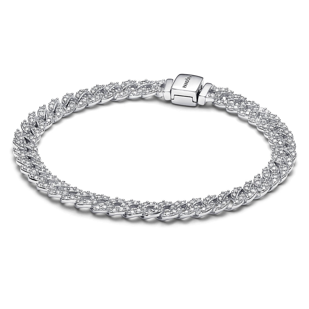 Pandora Timeless Pave Chain Bracelet - 6.3 Inches