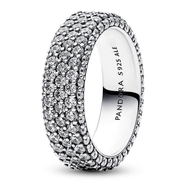 Pandora Timeless Pave Triple-Row Ring | Size 4.5