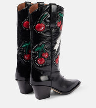 Paris Texas 60 patch-appliqu√É¬© leather cowboy boots