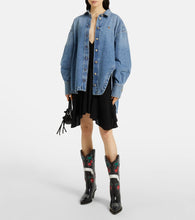 Paris Texas 60 patch-appliqu√É¬© leather cowboy boots