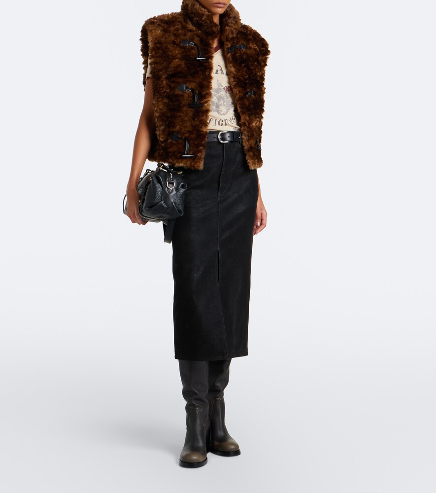 Paris Texas Alexandra leather knee-high boots