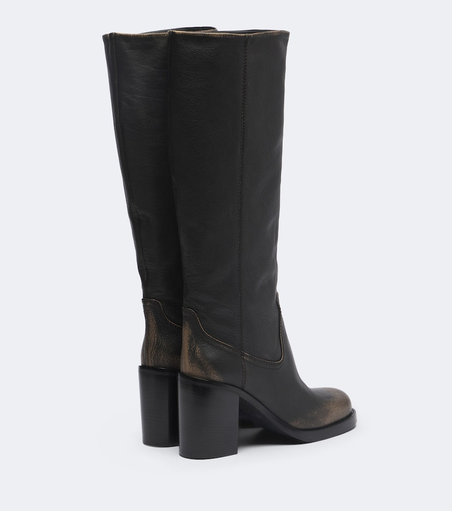 Paris Texas Alexandra leather knee-high boots