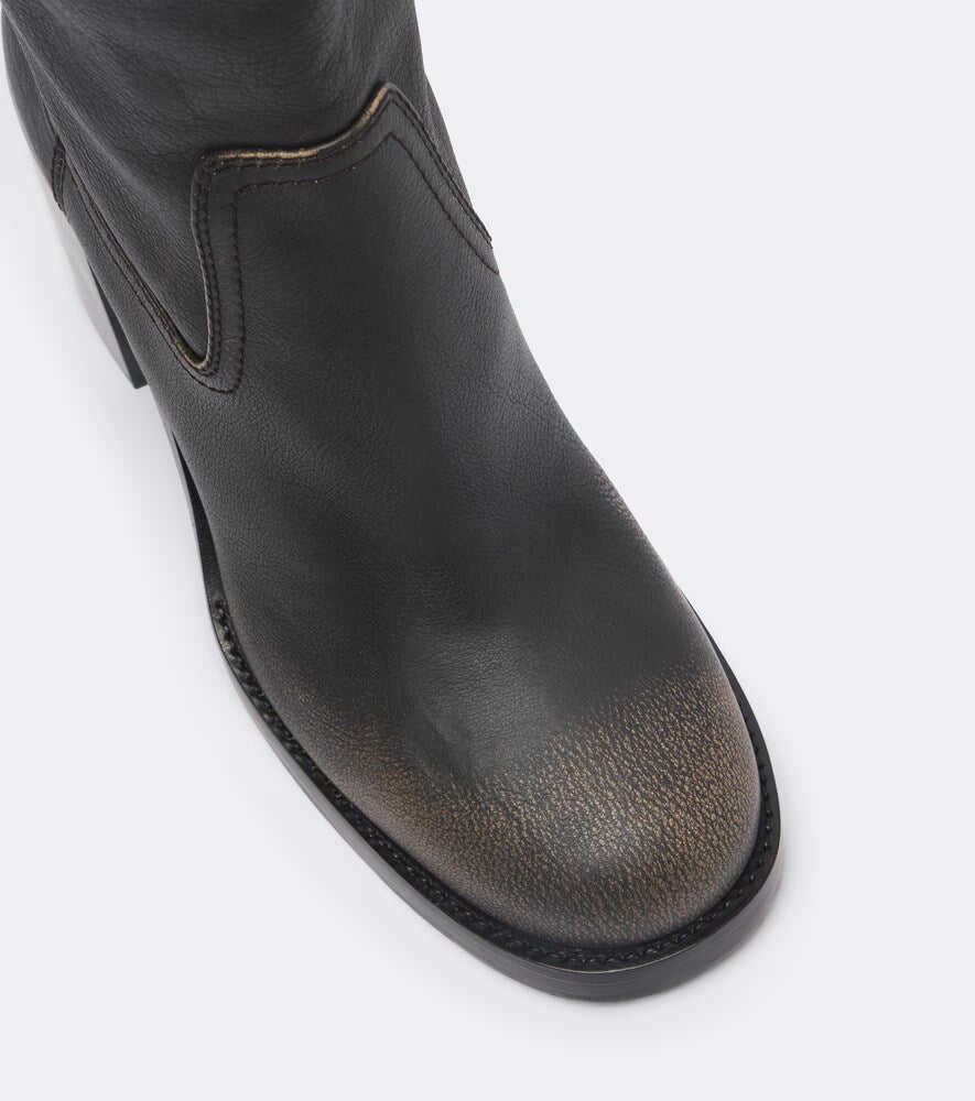 Paris Texas Alexandra leather knee-high boots