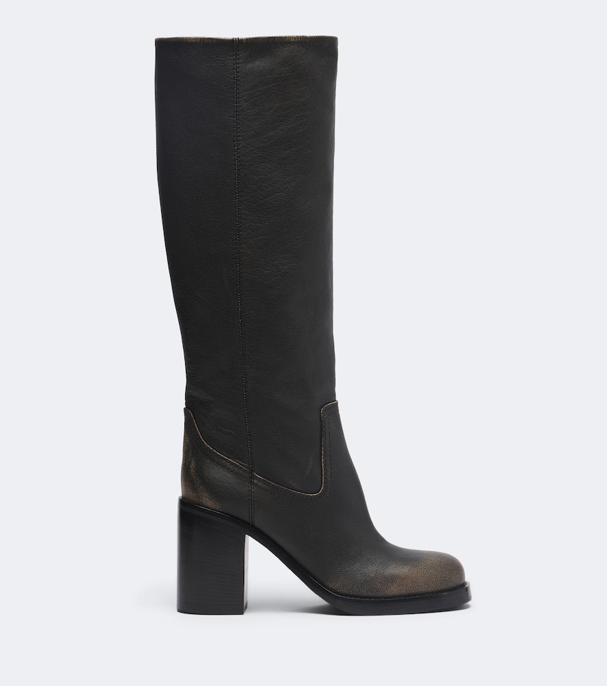 Paris Texas Alexandra leather knee-high boots