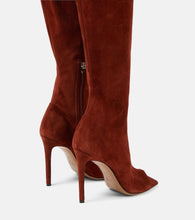 Paris Texas Amanda 105 suede over-the-knee boots