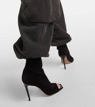 Paris Texas Amanda suede ankle boots