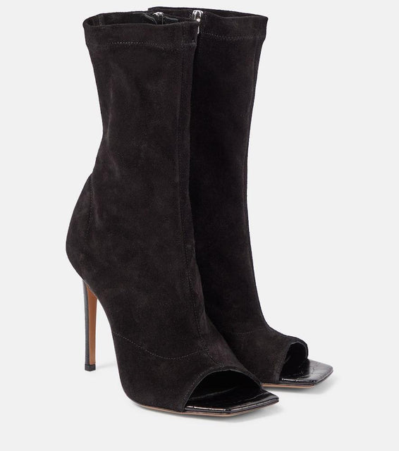 Paris Texas Amanda suede ankle boots