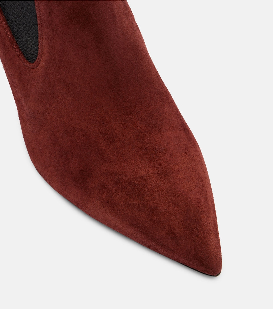Paris Texas Anja 70 suede ankle boots