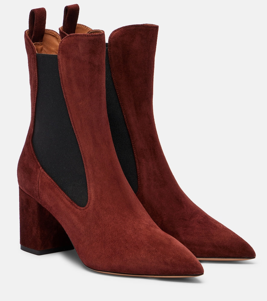 Paris Texas Anja 70 suede ankle boots