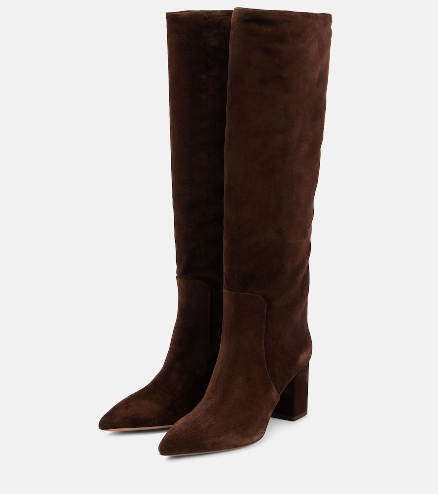 Paris Texas Anja 70 suede knee-high boots