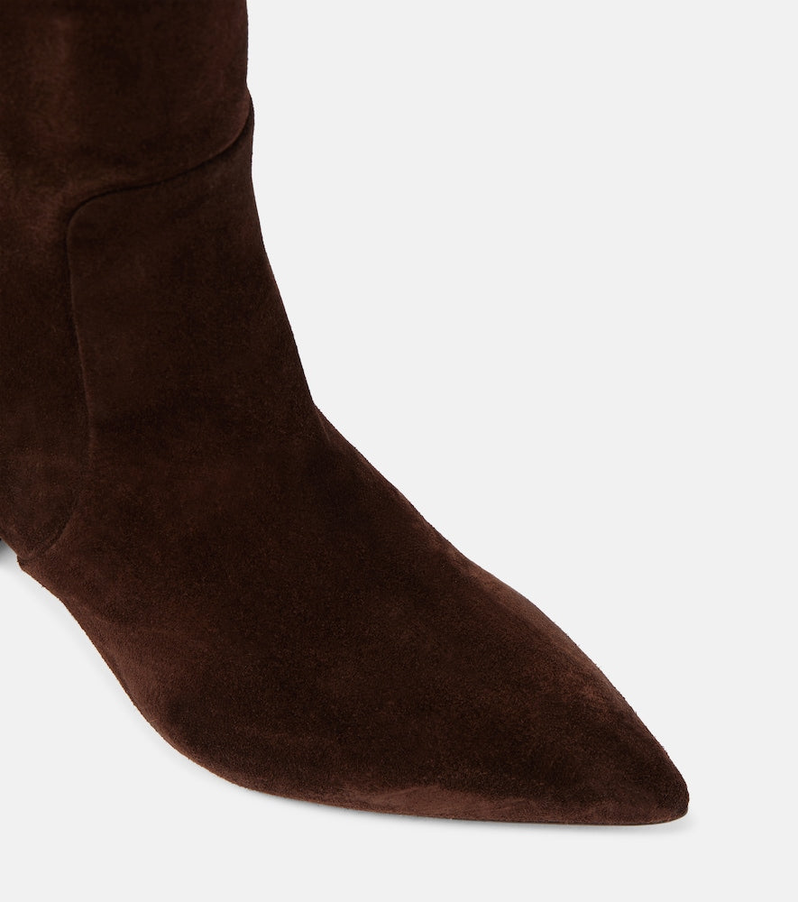 Paris Texas Anja 70 suede knee-high boots