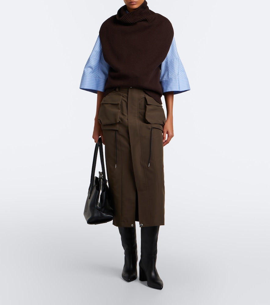 Paris Texas Anja suede knee-high boots