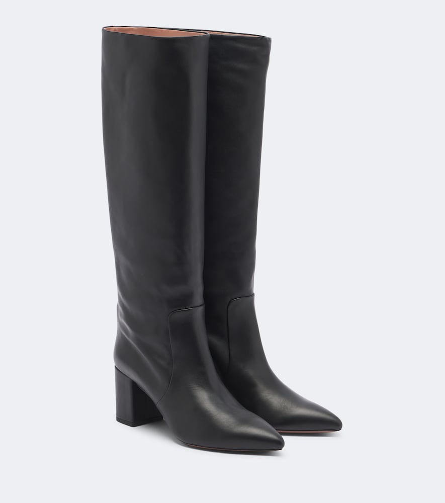 Paris Texas Anja suede knee-high boots