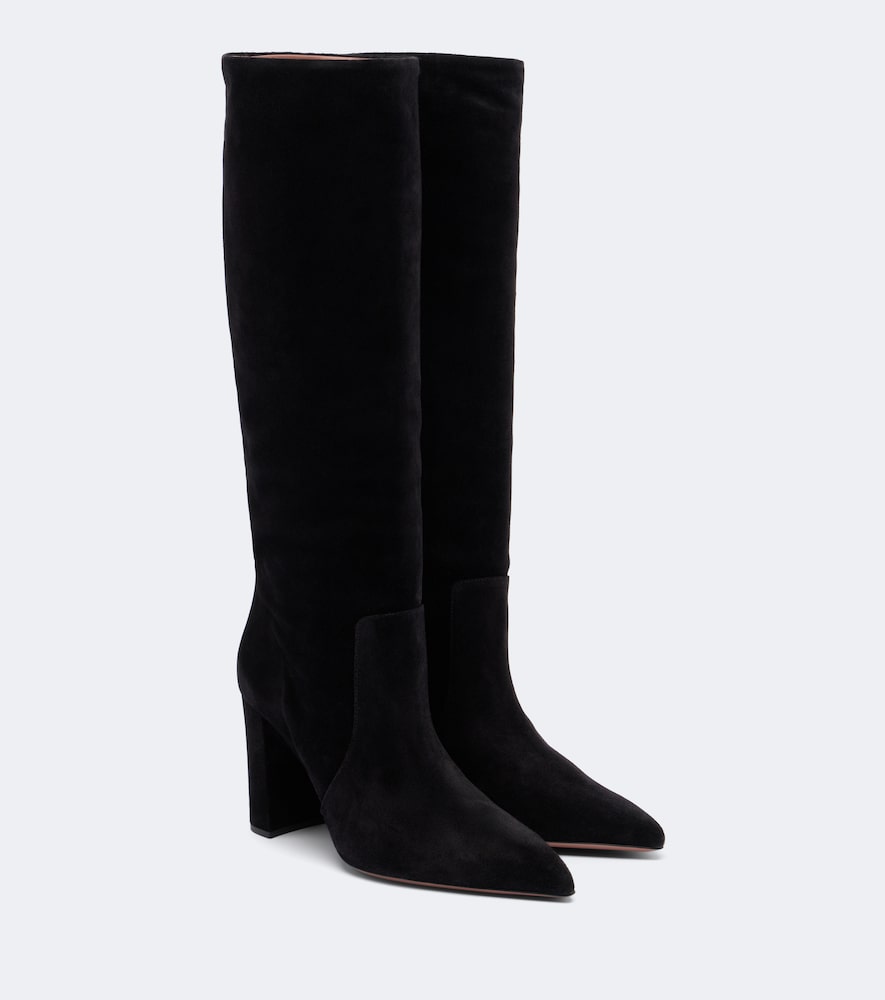 Paris Texas Anja suede knee-high boots
