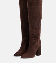 Paris Texas Anja suede over-the-knee boots