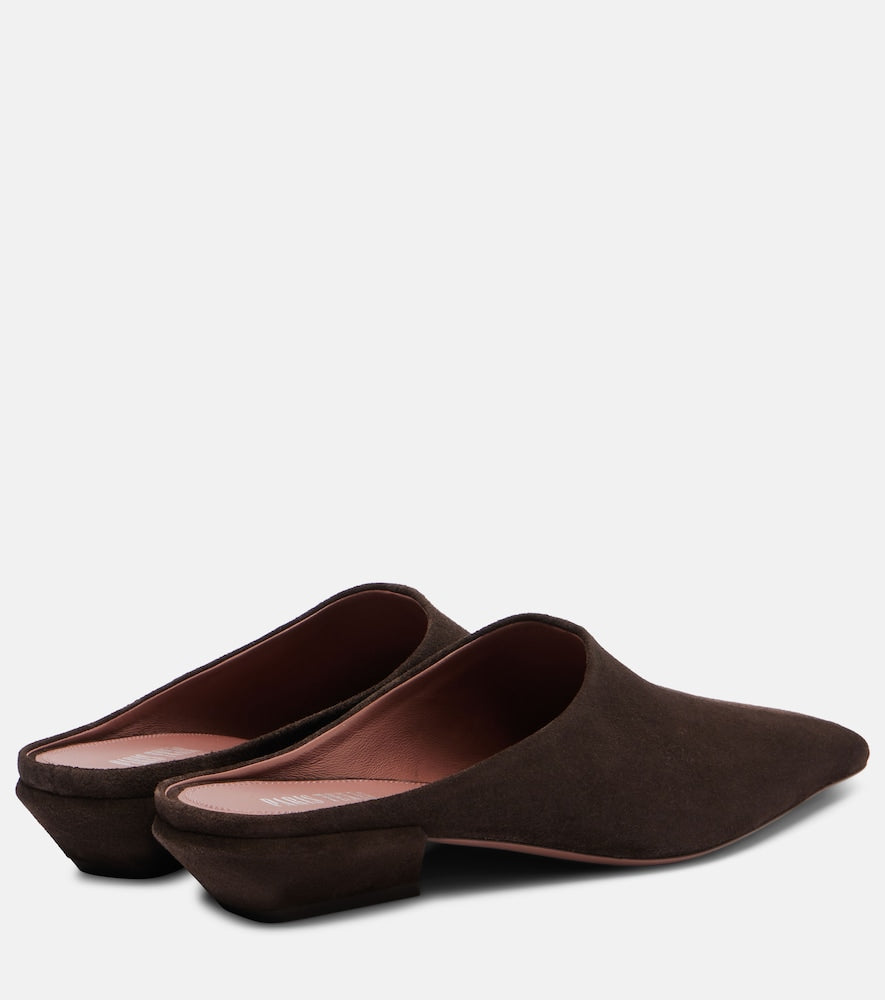 Paris Texas Belle 25 suede mules