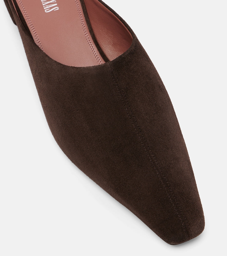 Paris Texas Belle 25 suede mules
