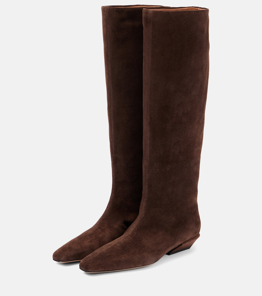 Paris Texas Bettina 25 suede knee-high boots