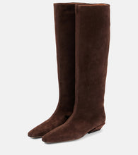Paris Texas Bettina 25 suede knee-high boots