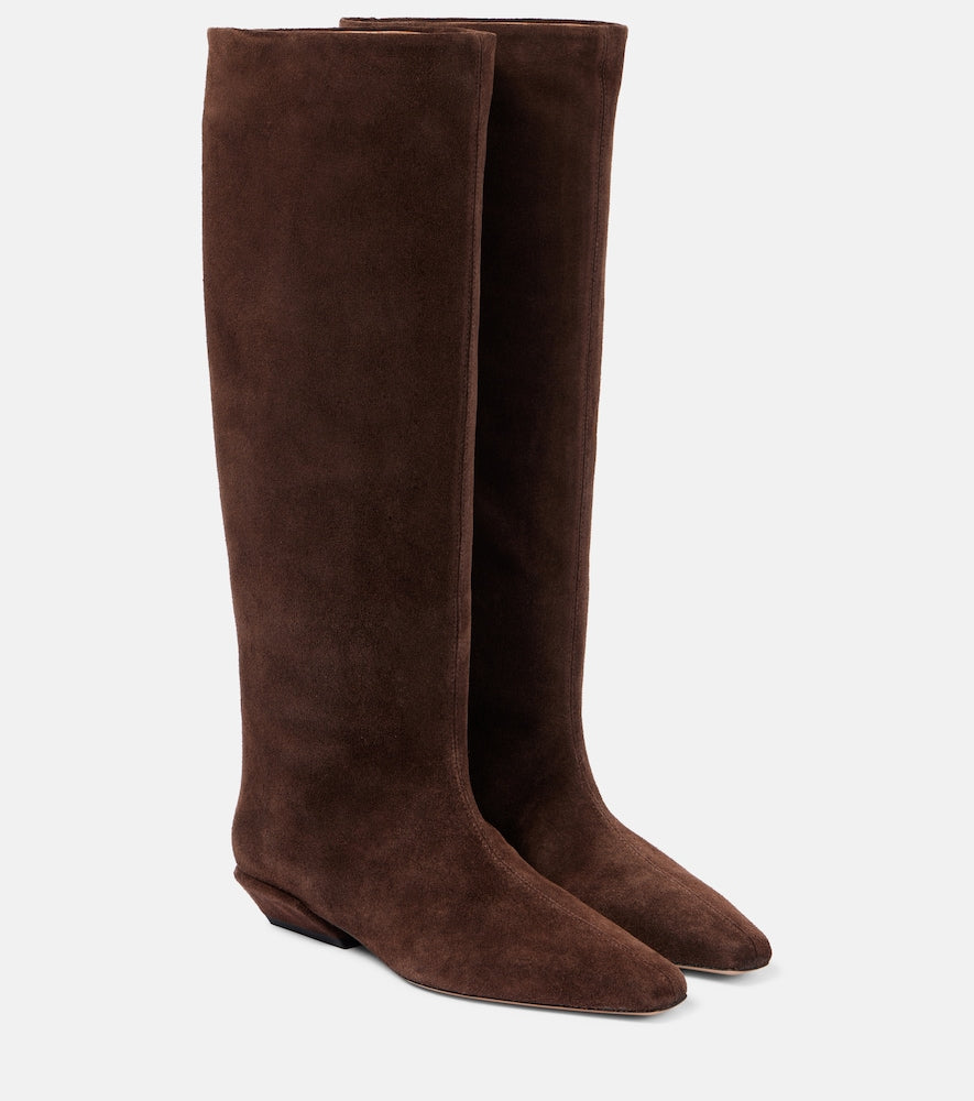 Paris Texas Bettina 25 suede knee-high boots - Paris Texas Bettina 25 麂皮过膝长靴