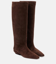 Paris Texas Bettina 25 suede knee-high boots - Paris Texas Bettina 25 麂皮过膝长靴