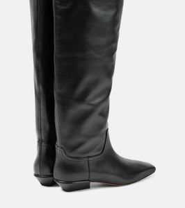 Paris Texas Bettina leather over-the-knee boots
