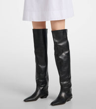 Paris Texas Bettina leather over-the-knee boots