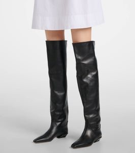 Paris Texas Bettina leather over-the-knee boots