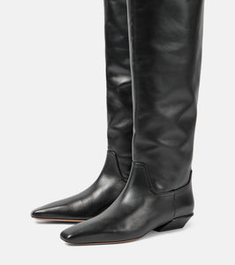 Paris Texas Bettina leather over-the-knee boots