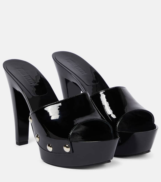 Paris Texas Consuelo patent leather mules
