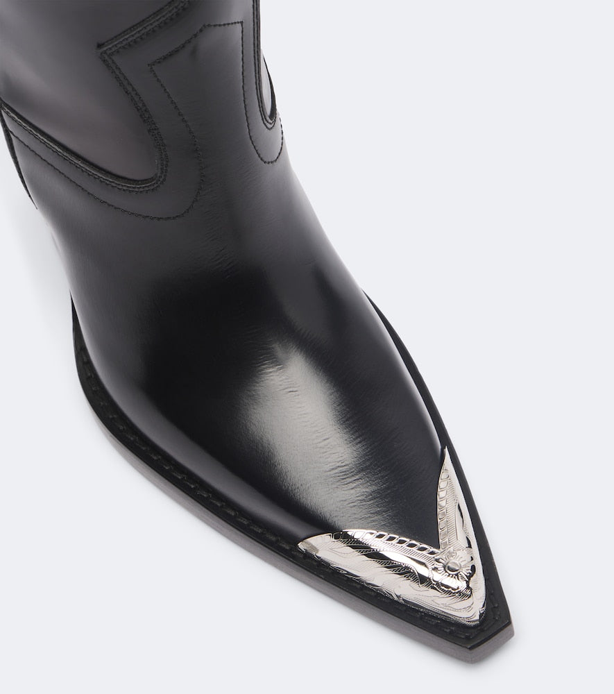 Paris Texas El Dorado embellished leather cowboy boots