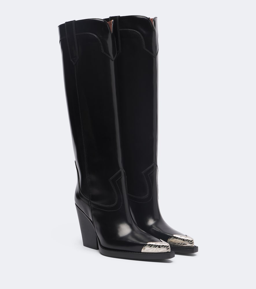 Paris Texas El Dorado embellished leather cowboy boots