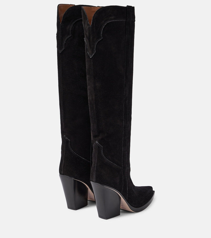 Paris Texas El Dorado suede cowboy boots