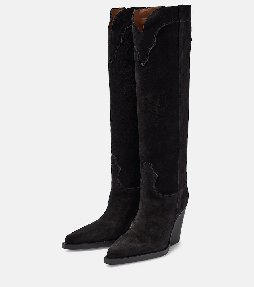 Paris Texas El Dorado suede cowboy boots