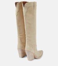 Paris Texas El Dorado suede knee-high boots