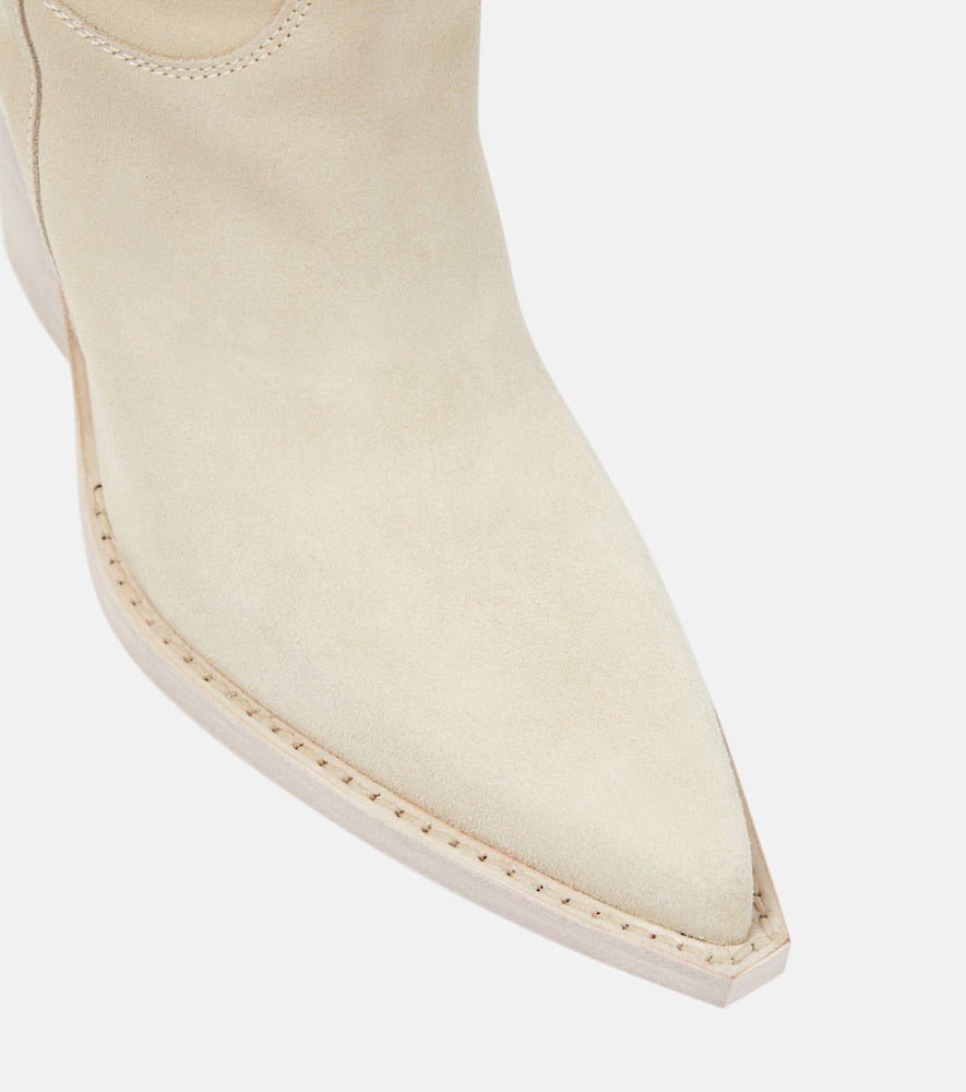 Paris Texas El Dorado suede knee-high boots