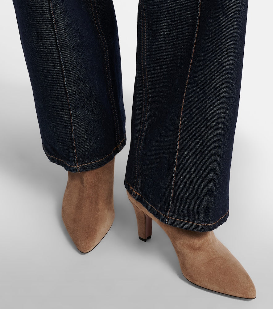 Paris Texas Elsa 75 suede ankle boots