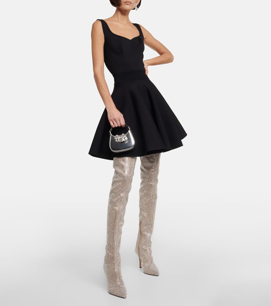 Paris Texas Embellished over-the-knee boots