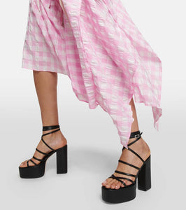 Paris Texas Evita embellished leather sandals