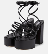 Paris Texas Evita embellished leather sandals