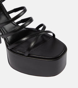 Paris Texas Evita embellished leather sandals