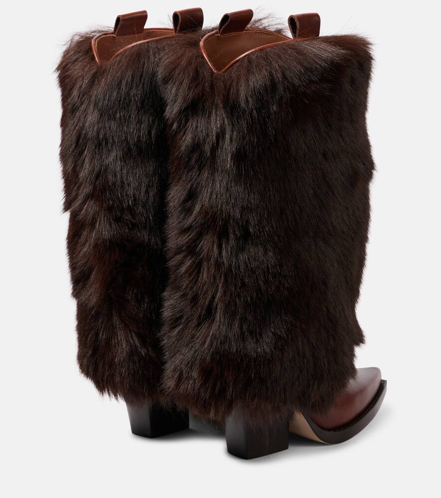 Paris Texas Leather knee-high boots