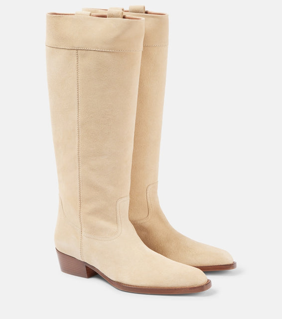 Paris Texas Helena 35 suede cowboy boots