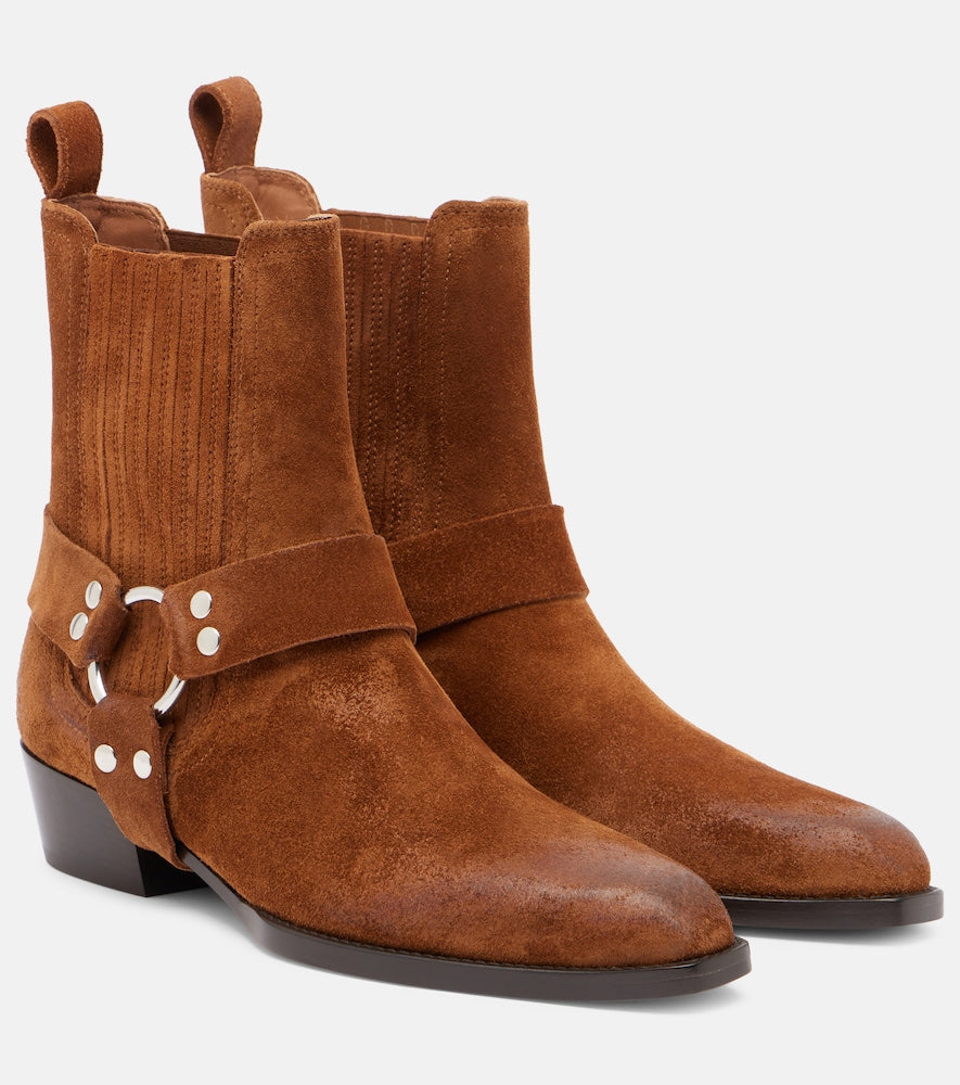 Paris Texas Helena suede ankle boots