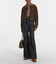 Paris Texas Helena suede biker boots