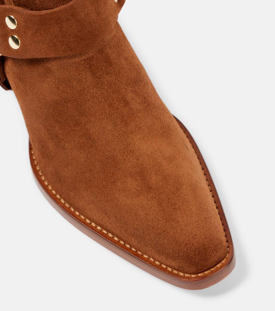 Paris Texas Helena suede biker boots